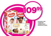 Huggies Dry Comfort Jumbo Pack Assorted Sizes-Per Pack