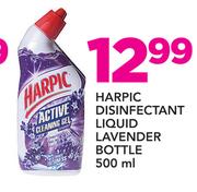 Harpic Disinfectant Liquid Lavender Bottle-500ml