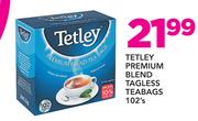 Tetley Premium Blend Tagless Teabags-102's