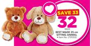Best Made 25cm Sitting Animal-Each