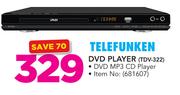 Telefunken DVD player TDV-322
