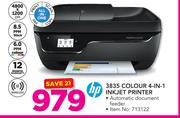 HP 3835 Colour 4-In-1 Inkjet Printer