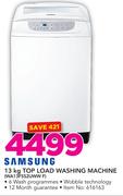 Samsung 13kg Top Load Washing Machine WA13F5S2UWW F