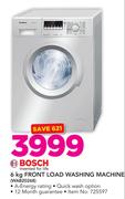 Bosch 6kg Front Load Washing Machine WAB20268