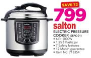 Salton 6Ltr Electric Pressure Cooker SEPC-01