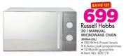 Russell Hobbs 20Ltr Manual Microwave Oven RHMA-20L