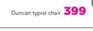 Duncan Typist Chair