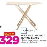 Mainstays Wooden Standard Ironing Board