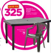 Ebony Lowback Chair Black-Each
