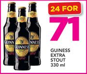 Guiness Extra Stout 24x330ml