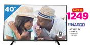 Nasco 40" LED TV LED40C9