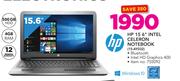 HP 15.6" Intel Celeron Notebook 15-AY032