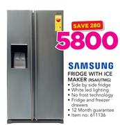 Samsung Fridge With Ice Maker RSAIUTMG