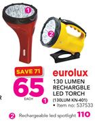 Eurolux Rechargeable LED Spotlight-Each