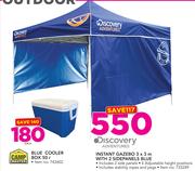 Discovery Adventures Instant Gazebo 3 x 3m With 2 Side Panels (Blue)
