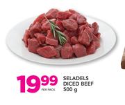Seladels Diced Beef-500g