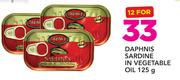 Daphnis Sardine In Vegetable Oil-12 x 125g