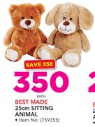 Best Made 25cm Sitting Animal-Each
