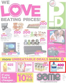 Game Kenya : We Love Beating Prices (8 Feb - 21 Feb 2018), page 1