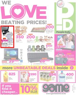 Game Kenya : We Love Beating Prices (8 Feb - 21 Feb 2018), page 1