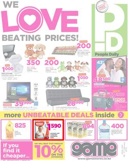 Game Kenya : We Love Beating Prices (8 Feb - 21 Feb 2018), page 1