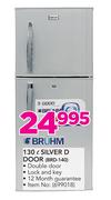 Bruhm 130Ltr Silver D Door BRD-140