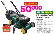 Trimtech 6HP Lawnmower Combo Pack FT6COMB Including Replacement Blade, 500mlOil &5Ltr Fuel Container