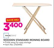 Mainstays Wooden Standard Ironing Board