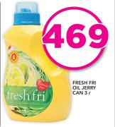 Fresh Fri Oil Jerry Can-3Ltr