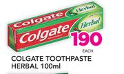 Colgate Toothpaste Herbal-100ml Each