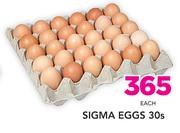 Sigma Egga 30’s-Each