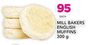 Mill Bakers English Muffins-300g Each