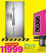 Hisense 700L Side By Side Fridge H700SI-ID