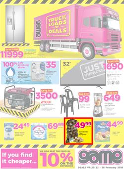 Game Zambia : Truck Loads Of Deals (22 Feb - 28 Feb 2018), page 1