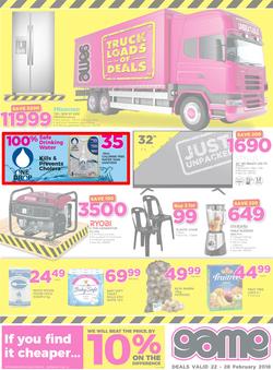 Game Zambia : Truck Loads Of Deals (22 Feb - 28 Feb 2018), page 1