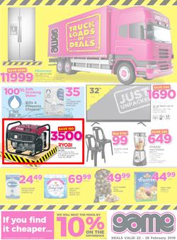 Game Zambia : Truck Loads Of Deals (22 Feb - 28 Feb 2018), page 1