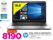 HP 15.6" Intel Core i5 Notebook