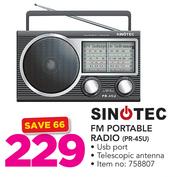 Sinotec FM Portable Radio PR-45U
