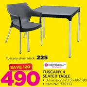 Contour Tuscany Chair Black