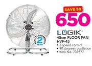 Logik 45cm Floor Fan HVF-45
