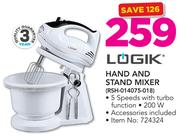 Logik Hand And Stand Mixer RSH-014075-018
