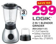 Logik 2-In-1 Blender Grinder RSH-245611-01