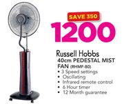Russell Hobbs 40cm Pedestal Mist Fan RHMF-80