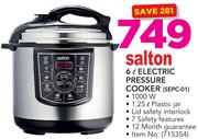 Salton 6Ltr Electric Cooker SEPC-01