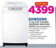 Samsung 13kg Top Loader Washing Machine White WA13F5S2UWW F