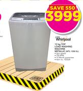 Whirlpool 13kg Top Load Washing Machine Metallic WTL 1300 SL