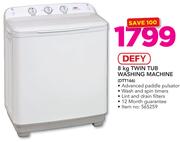 Defy 8kg Twin Tub Washing Machine DTT166