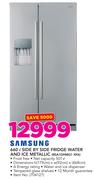 Samsung 660Ltr Side By Side Fridge Water And Ice Metallic RSA1DHMG1 XFA
