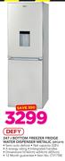 Defy 247Ltr Bottom Freezer Fridge Water Dispenser Metallic DFC419