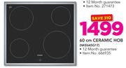 Bosch 60cm Ceramic Hob NKE645G17